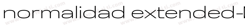 normalidad extended字体转换